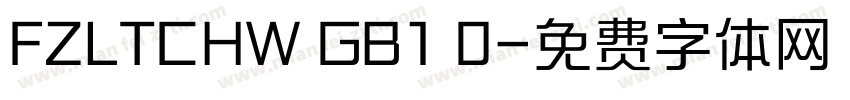 FZLTCHW GB1 0字体转换